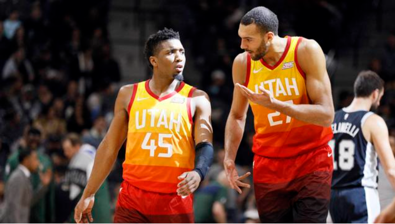  戈贝尔盖帽盛宴森林狼力克爵士